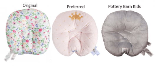 Recalled Boppy newborn lounger product examples
